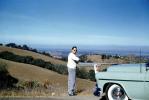 Skyline Drive over Silicon Valley, hills, 1950s