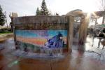 Water Fountain, aquatics, Downtown, Shafter, Kern County, CSCD01_116