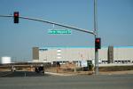 Amazon Warehouse, Merle Haggard Drive, Traffic Light