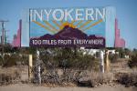 Inyokern Sign, Indian Wells Valley, Kern County, CSCD03_074