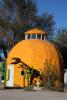 Giant Orange Fruit Building, Roadside Attraction, Lone Pine, Inyo County, CSCD03_090