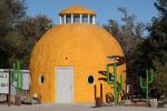 Giant Orange Fruit Building, Roadside Attraction, Lone Pine, Inyo County, CSCD03_092