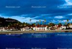 palm trees, Pacific Ocean, water, beach, coast, coastal, shoreline, building, hotel, CSCV01P11_05