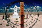 Circle of Barbed Wire Fence, Soul Consoling Tower, Monument, CSCV01P12_12.1740