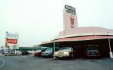 Mearle's Drive-In, Art-deco building, Visalia, Tulare County, Cars, automobile, vehicles, 1980s, CSCV01P13_06