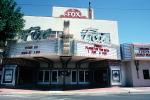 Fox Theater, building, marquee, Taft, Central Valley, CSCV02P11_05