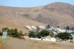 Hills, Homes, trees, summertime, Cayucos, CSCV02P15_11