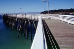 Historic Hearst Pier, San Simeon, WR.Hearst State Beach, Pacific Ocean