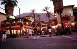 shops, buildings, palm trees, Palm Springs