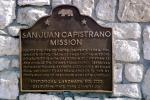 San Juan Capistrano Mission, Landmark Marker, CSCV04P10_05