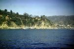 Cliffs, Beach, Avalon Harbor, Catalina Island, 1960s, Harbor