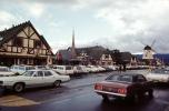 Ford Mustand, Cars, Windmill, Buildings, Solvang, December 1970, 1970s, CSCV05P03_07