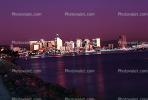 San Diego Skyline, Sunset, Sunclipse, buildings, cityscape, dawn, dusk, twilight, CSDV01P01_16
