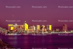 San Diego Skyline, Sunset, Sunclipse, buildings, cityscape, dawn, dusk, twilight, CSDV01P01_19