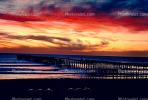 Pacific Ocean, Pier, Waves, Sunset, Sunclipse, Oceanside, CSDV01P11_10.1741