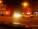17th street and Dolores, Taxi Cab, street, lights, Night, nightime, Exterior, Outdoors, Outside, Nighttime, CSFD01_021
