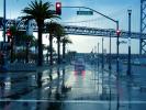 rain, wet, slippery, inclement weather, Brannan Street at The Embarcadero, San Francisco Oakland Bay Bridge, CSFD01_095