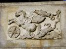 Presidio, Pegasus, flying fish, compass, sea, horse, detail, World War II Memorial, WWII, WW2, bas-relief, CSFD02_115