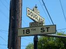 Douglass & 18th Street, Castro District, Street Sign, CSFD02_237