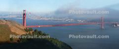 Golden Gate Bridge, Fog, Panorama, CSFD05_001