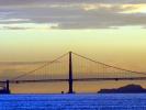 Golden Gate Bridge, Marin Headlands, Sunset, CSFD05_177B