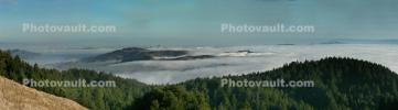 Panorama, Fog, skyline, Marin County, CSFD06_049