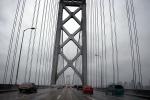 rain, rainy, cables, San Francisco Oakland Bay Bridge, Westbound, CSFD06_143