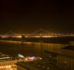 San Francisco Oakland Bay Bridge, evening, night, nighttime, CSFD07_026