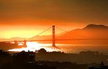 Golden Magic, Sunset, Golden Gate Bridge, CSFD07_082