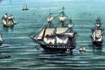 Sailing Ship, 1846, Historical San Francisco, CSFD07_122C