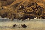 Geary Street, Cliff House, Pacific Ocean, Seal Rock, Sutro Heights, Historical San Francisco, 1868, Cliff-House, CSFD07_124C