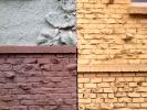 Wall, unusual brickwork, building, detail