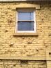 Window, unusual brickwork, building