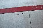Pareidolia, sad face on a sidewalk, CSFD08_094