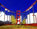 Golden Gate Bridge Graphic, Paintography