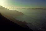 Early Morning, sunrise, Golden Gate Bridge, hazey fog, CSFV01P06_10