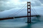 Foggy winter day, Golden Gate Bridge