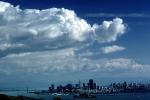 Clouds over the skyline