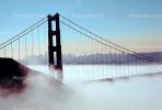 Golden Gate Bridge over a Blanket of Fog, CSFV01P12_02.1741