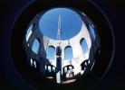 Coit Tower, at the top, looking up, Round, Circular, Circle, building, detail