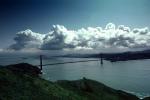 Golden Gate Bridge, Cityscape, Skyline, Buildings, Clouds, Marin Headlands, CSFV02P02_03