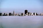 Fog, Cityscape, Skyline, Building, Skyscraper, Downtown, Outdoors, Outside, Exterior
