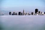 Fog, Cityscape, Skyline, Building, Skyscraper, Downtown, Outdoors, Outside, Exterior