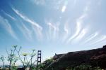 Cirrus Clouds, Golden Gate Bridge, CSFV02P08_14