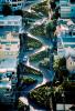 Hairpin Turns, Switchback, S-curve, curviest, homes, houses, buildings, rooftops, CSFV05P13_11B