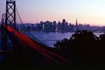 San Francisco Oakland Bay Bridge, Twilight, Dusk, Dawn, CSFV06P03_13