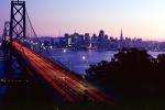 San Francisco Oakland Bay Bridge, Twilight, Dusk, Dawn, CSFV06P03_15