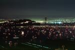 Boats, Docks, piers, buildings, the Embarcadero, 50th anniversary party celebration for the Bay Bridge