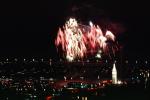 Fireworks, Boats, buildings, the Embarcadero, 50th anniversary party celebration for the Bay Bridge, CSFV06P13_11