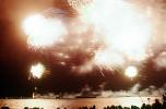 Fireworks, 50th anniversary celebration, Golden Gate Bridge, May 24th, 1987, 1980s, CSFV07P09_16